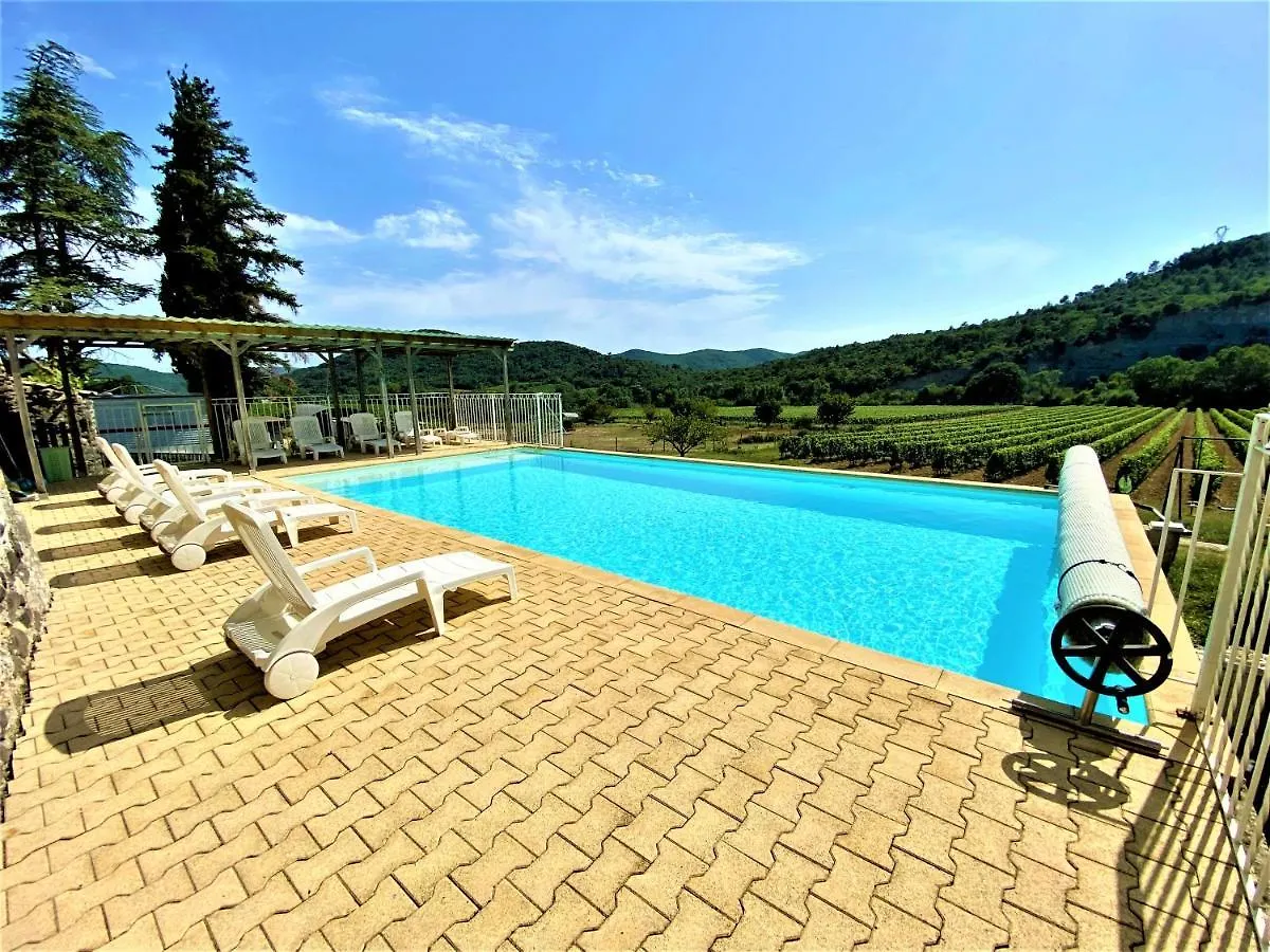 Gite 12-14P Avec Vue Piscine Chauffee En Saison, Terrain De Petanque Et Jeux Exterieurs Alba-la-Romaine Casa vacanze
