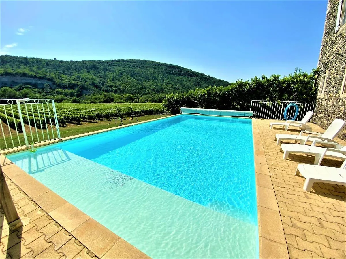 Gite 12-14P Avec Vue Piscine Chauffee En Saison, Terrain De Petanque Et Jeux Exterieurs Alba-la-Romaine Casa vacanze